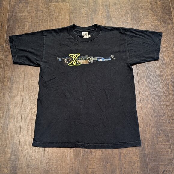 90's X Files Promo T-Shirt Fox T-Shirt Murina Tag Made in USA - Size L - Picture 1 of 5